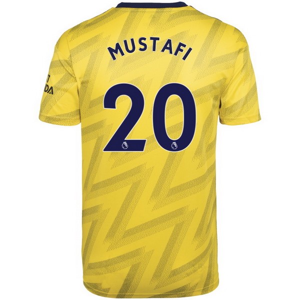 Camiseta Arsenal NO.20 Mustafi 2ª 2019-2020 Amarillo